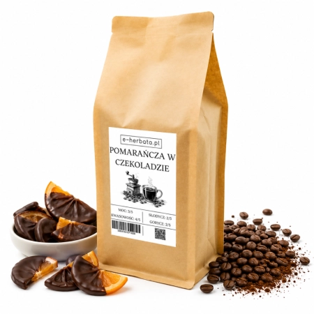 Kawa o smaku pomarańczy w czekoladzie 1 kg